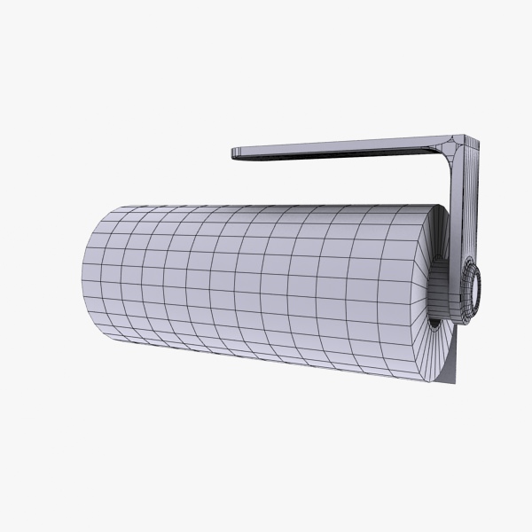 Paper Towel Holder 3D model_2