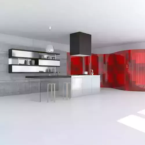 Kitchen Minimal Scene