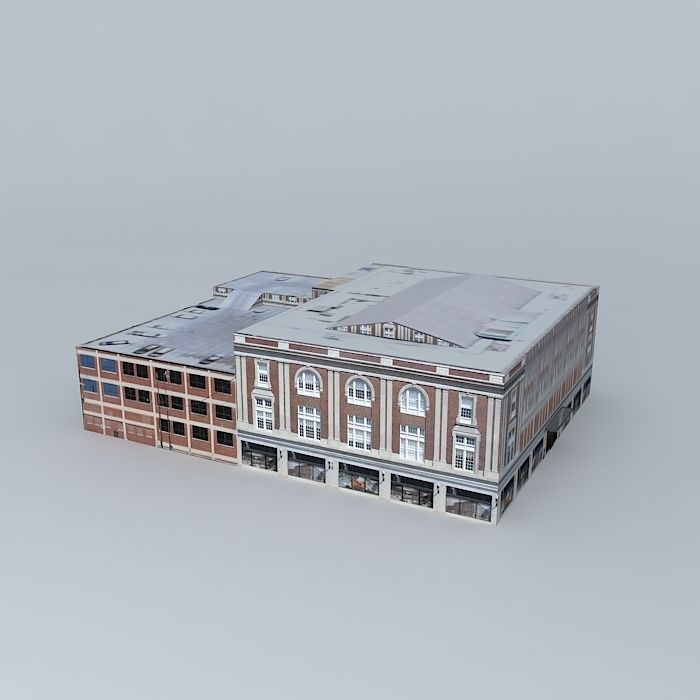 The Madrid Building Louisville Free 3D model_1