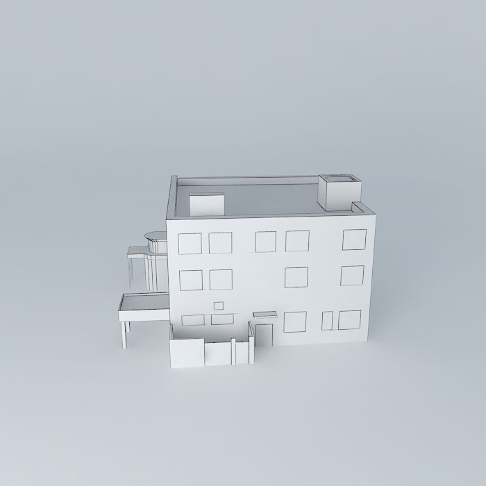 Elizabethtown City Hall free 3D model CGTrader