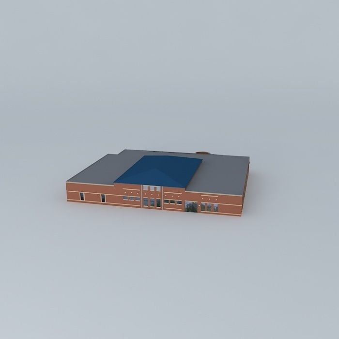 Hardin County Public Library Free 3D model_2