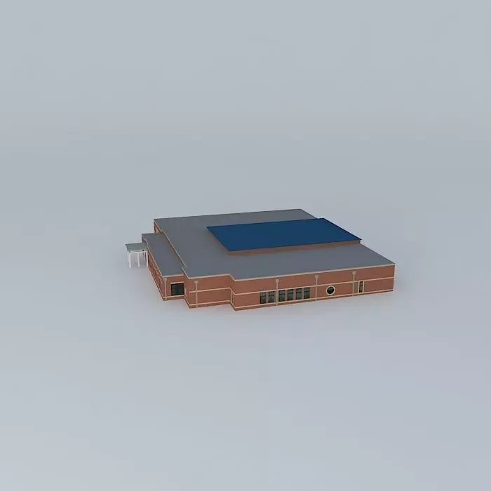 Hardin County Public Library Free 3D model_0