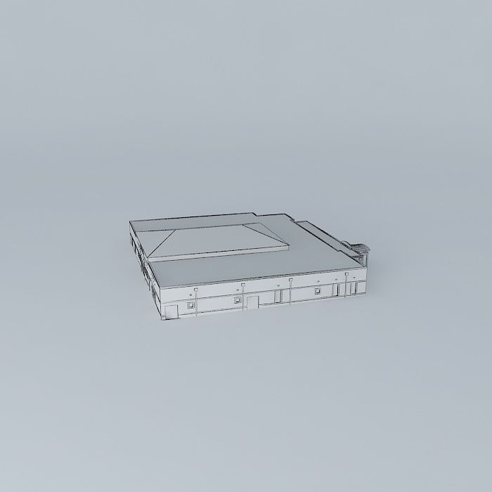 Hardin County Public Library Free 3D model_4