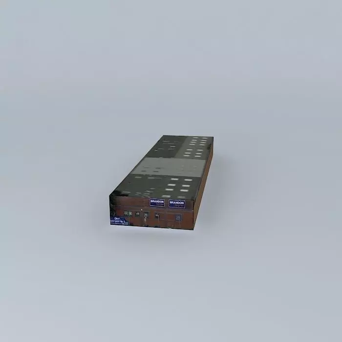 Elland Road warehouses Free 3D model