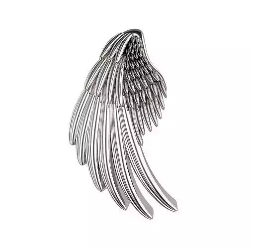 20mm Single Wing Slider Pendant 3D print model