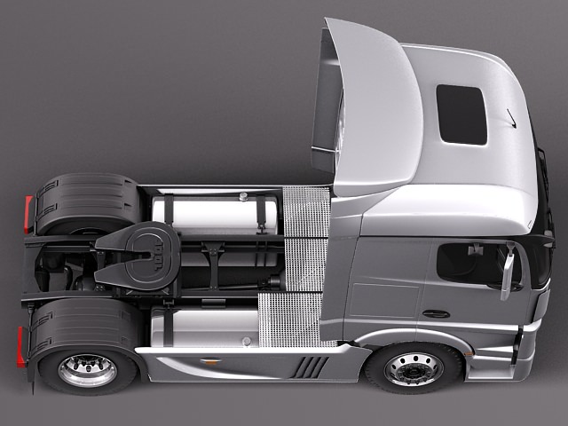Mercedes Actros Truck 2014 3D model_7