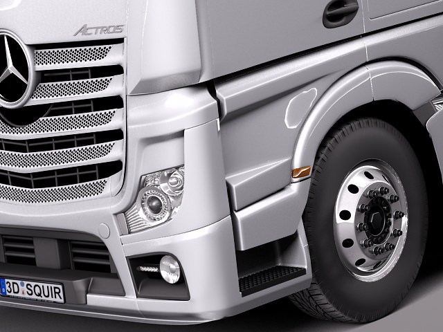 Mercedes Actros Truck 2014 3D model_3