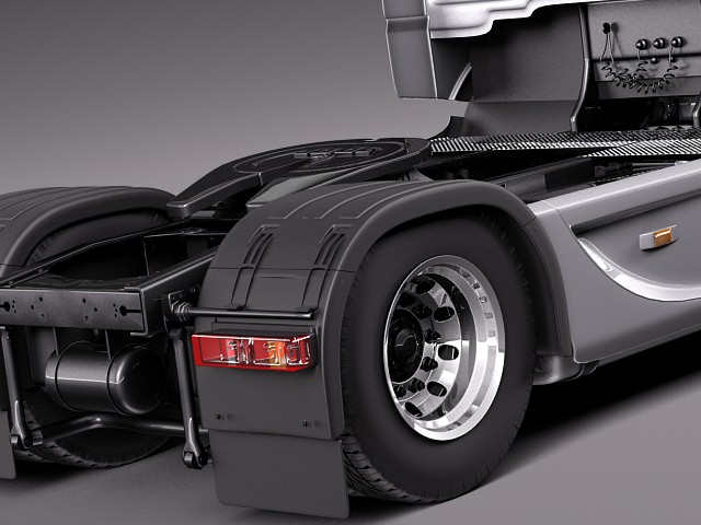 Mercedes Actros Truck 2014 3D model_4