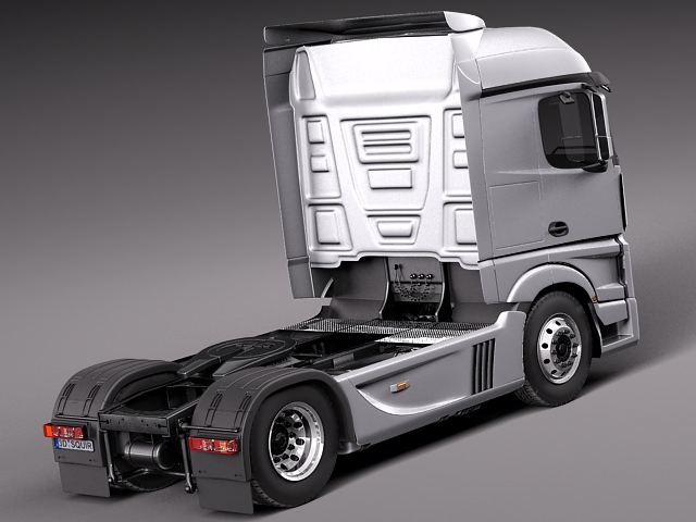 Mercedes Actros Truck 2014 3D model_6