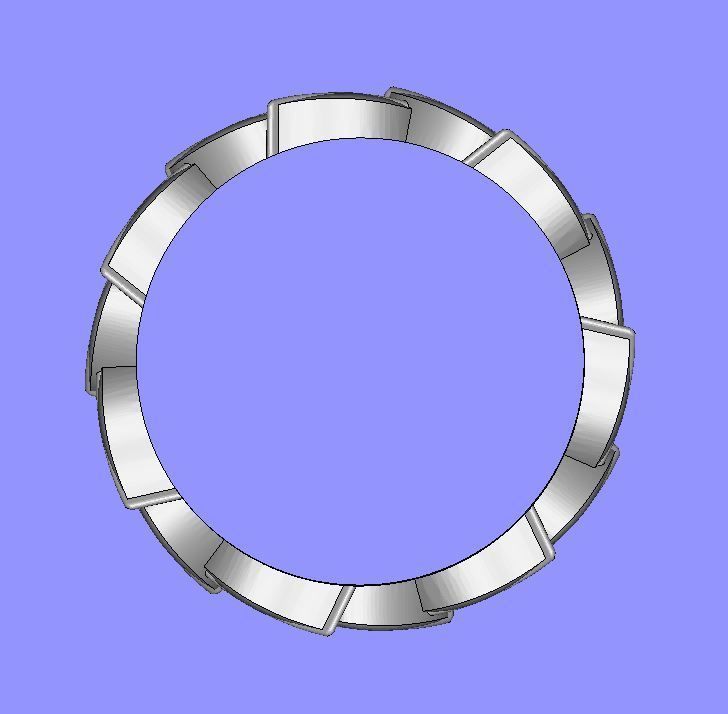 Leaf Design ladies Ring 3D print model_6