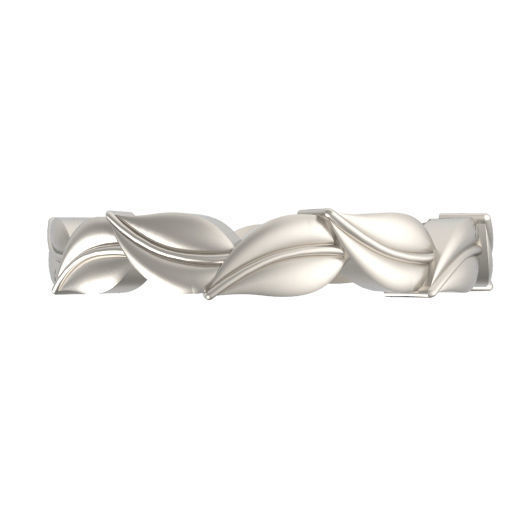 Leaf Design ladies Ring 3D print model_2