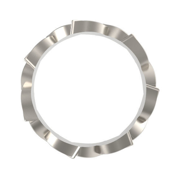 Leaf Design ladies Ring 3D print model_1