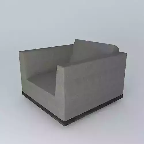 Wood Base Lounge Chair