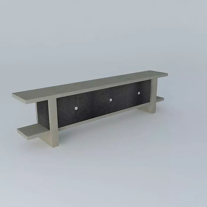 Block Console 2 3D model_0