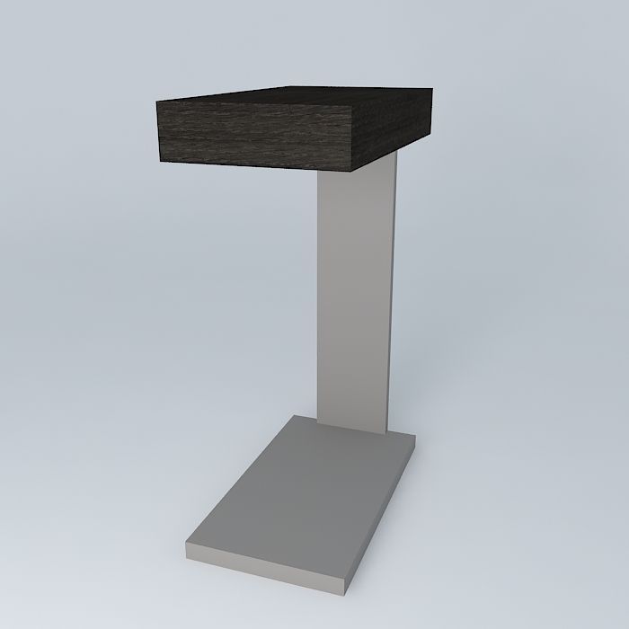 Side C table 3D model_1