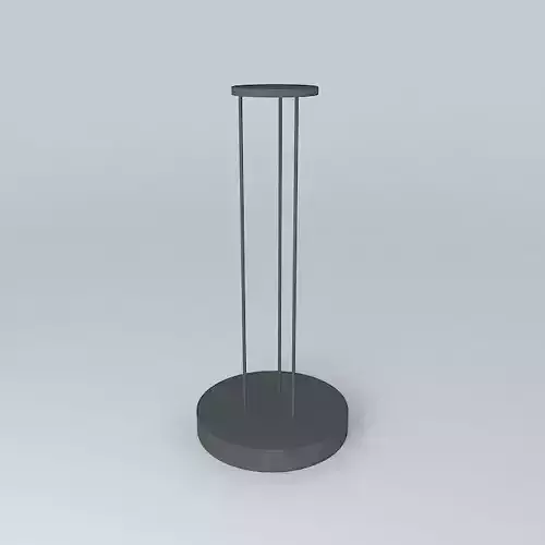 Golden disk chandelier