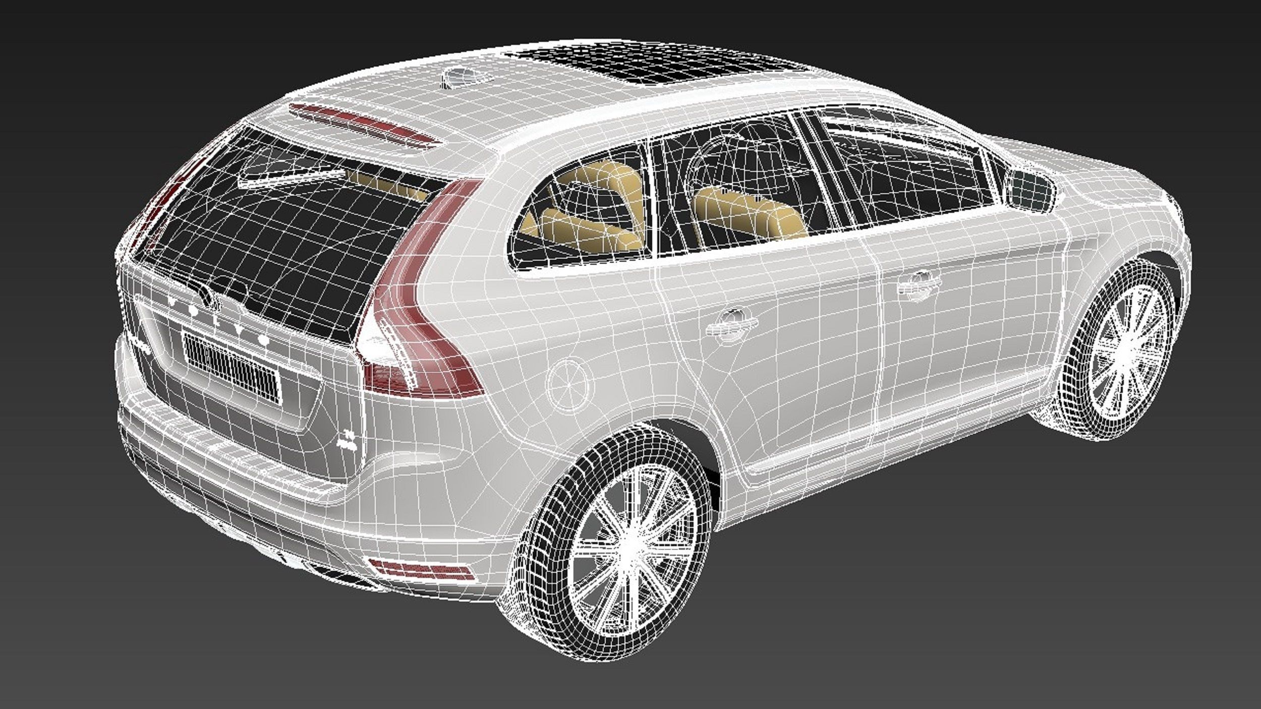 Volvo XC60 2014 3D model_17