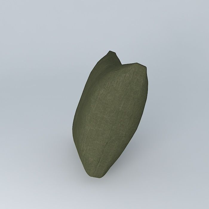 Lumbar Pillow 3D model_2