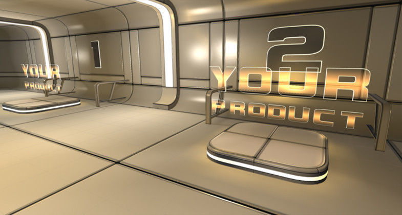 Showroom Level Kit Vol 2 Low-poly 3D model_7