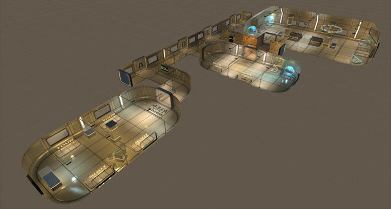 Showroom Level Kit Vol 2 Low-poly 3D model_10