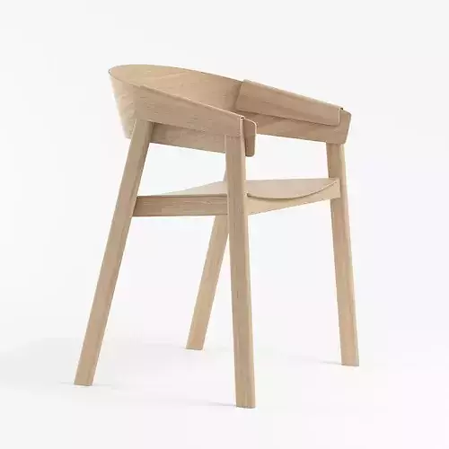 Muuto Cover Chair 3D model 4