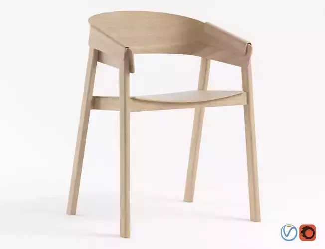 Muuto Cover Chair 3D model