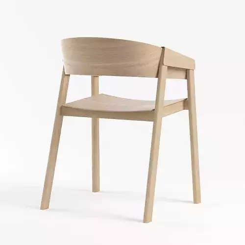 Muuto Cover Chair 3D model 7