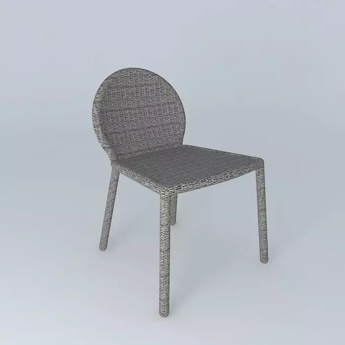 Janus et Cie Strada Side Dining Chair 3D model_0