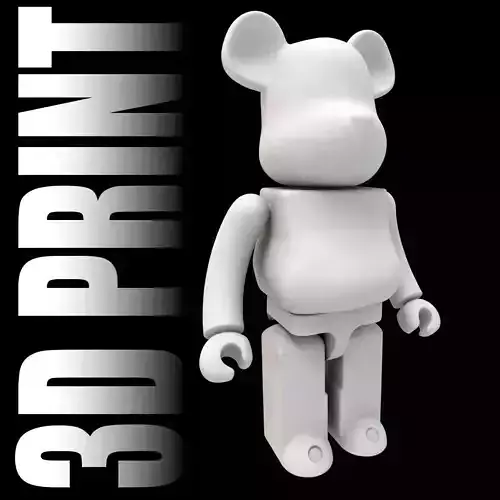 3D Print BearBrick bearbear figure 3D print model