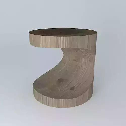 side table log C 3D model