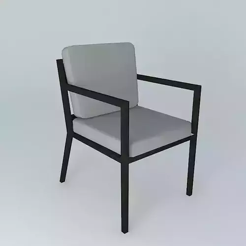 Dining chair with arms