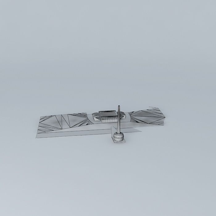 Felix Mourinho Stadium, Setubal Free 3D model_3