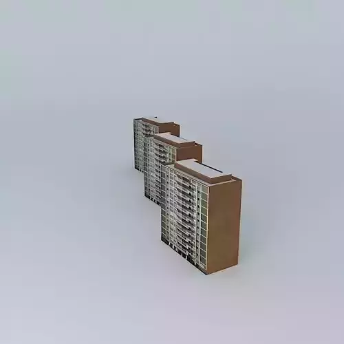 Tower blocks, Birmingham Free 3D model