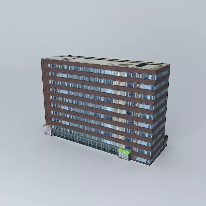 Crown House, Huddersfield Free 3D model_0