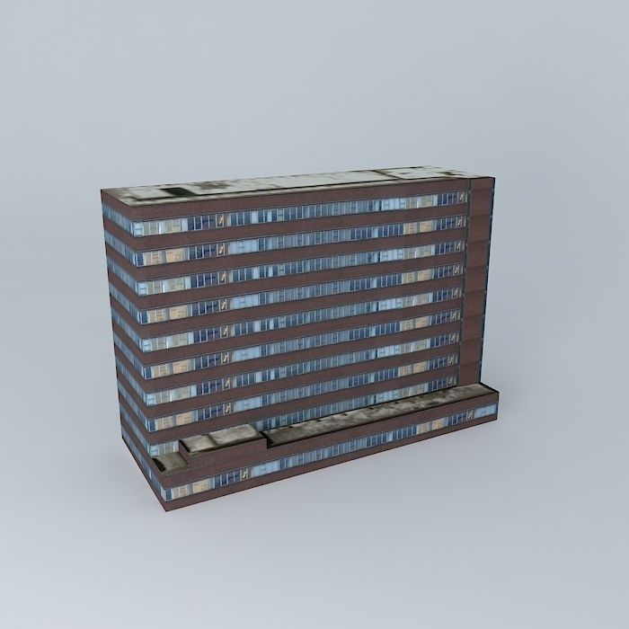 Crown House, Huddersfield Free 3D model_2