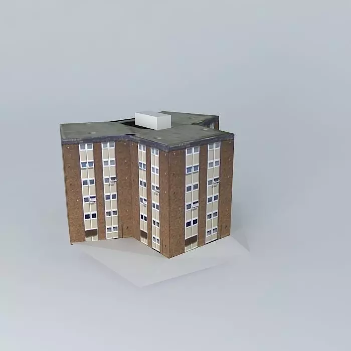 Granby Flats, Paddock, Huddersfield Free 3D model_0