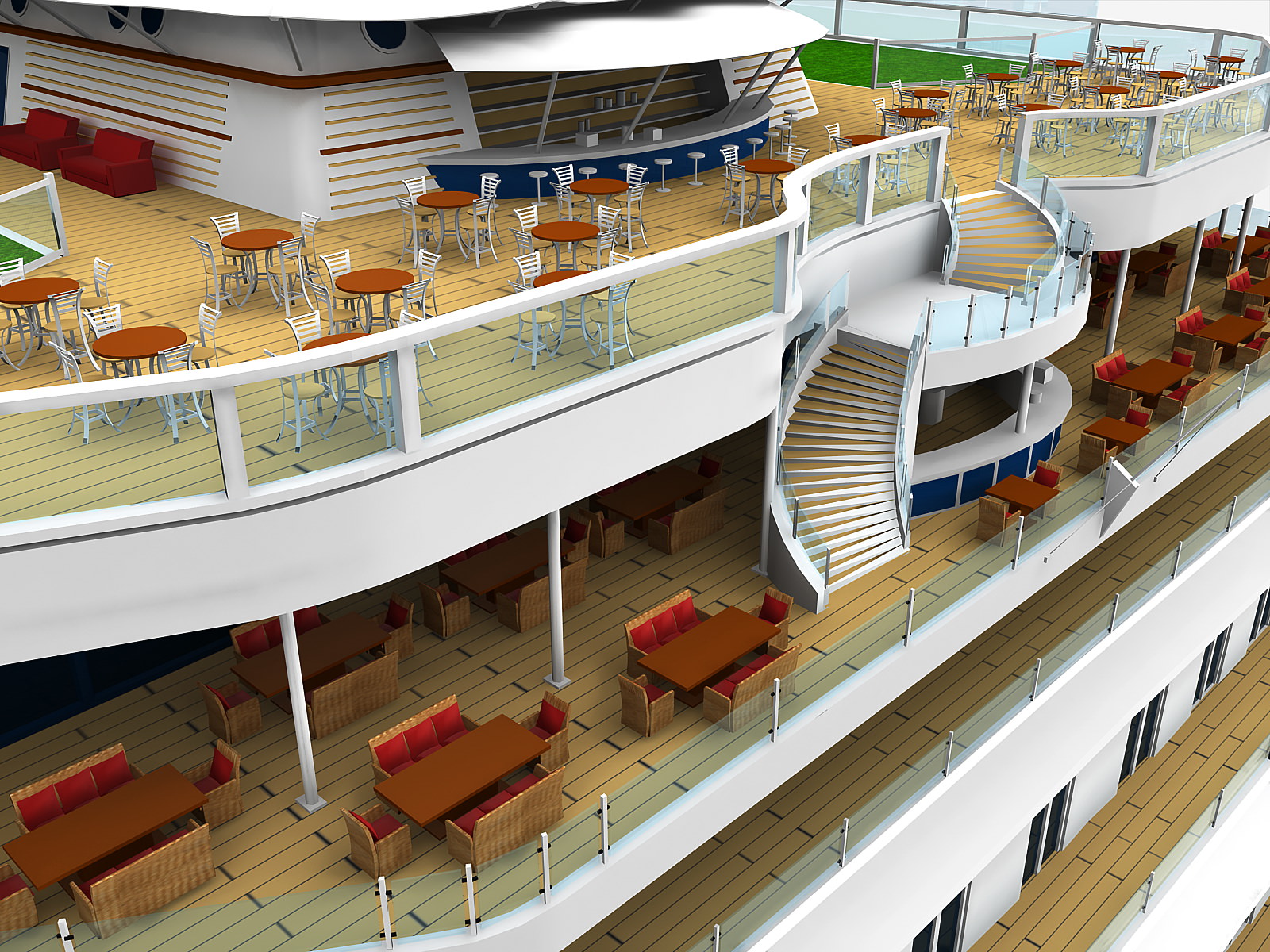 Celebrity Reflection Cruise Ship 3D model_21