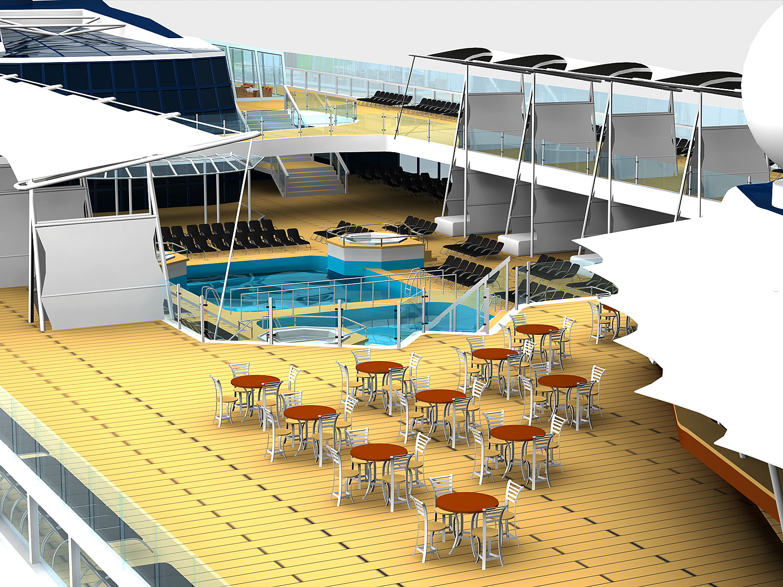 Celebrity Reflection Cruise Ship 3D model_8