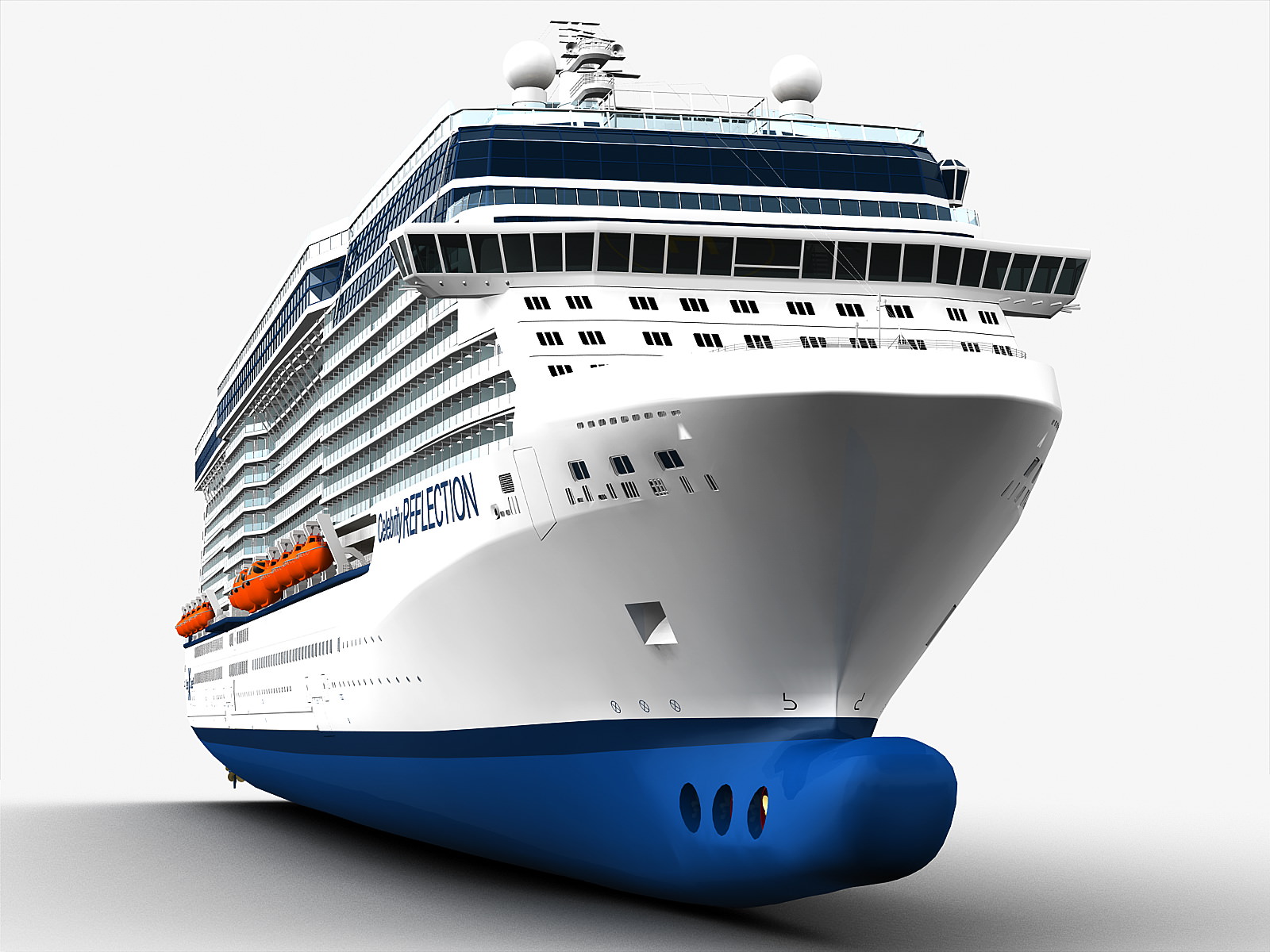 Celebrity Reflection Cruise Ship 3D model_5