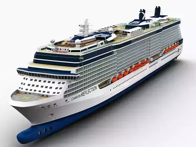 Celebrity Reflection Cruise Ship 3D model