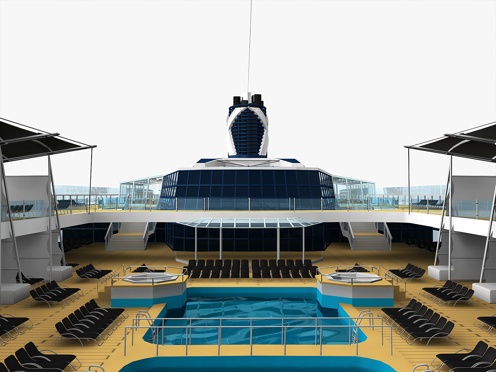 Celebrity Reflection Cruise Ship 3D model_13