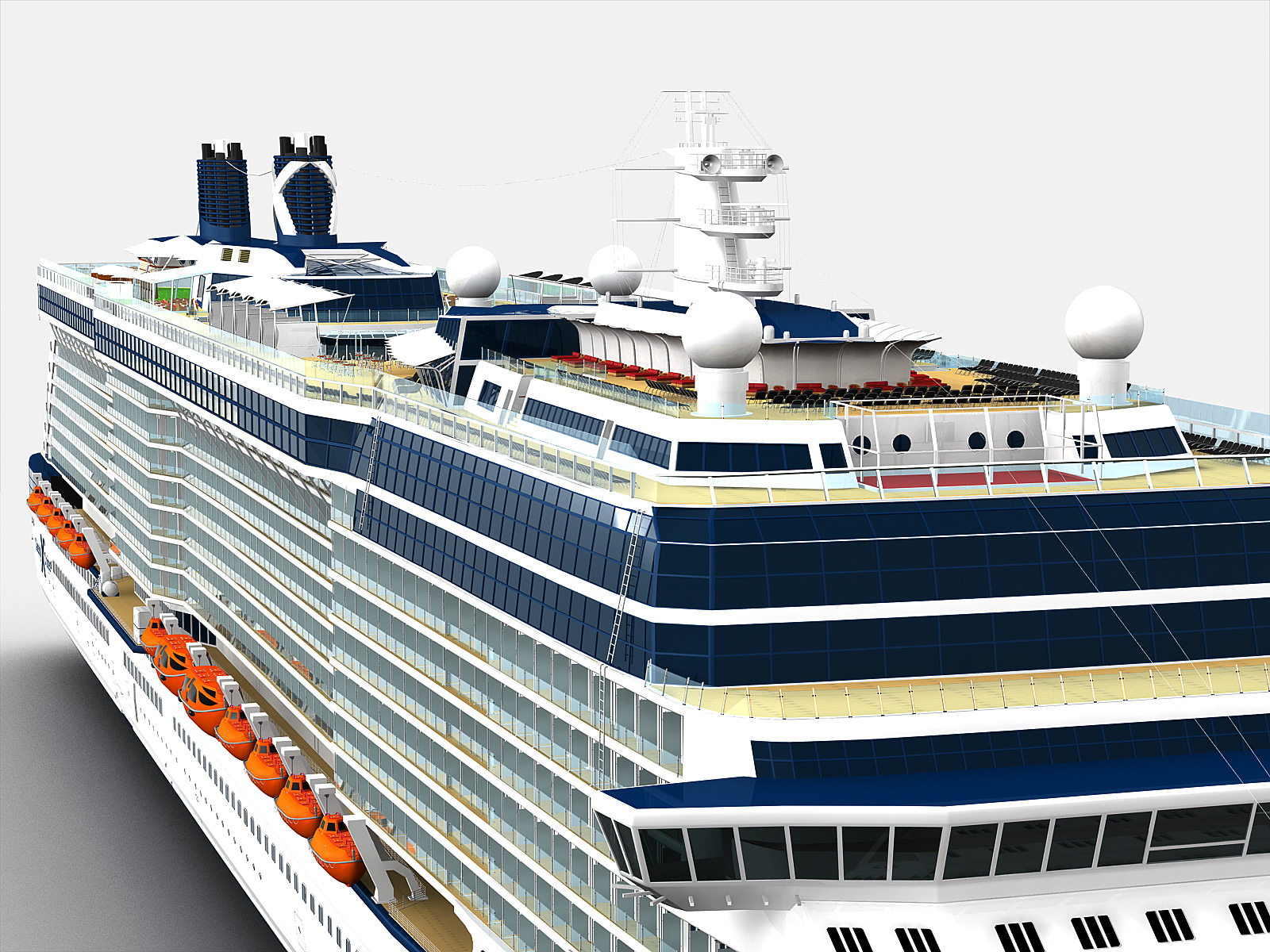 Celebrity Reflection Cruise Ship 3D model_6