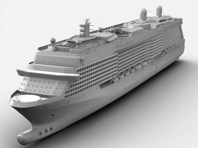 Celebrity Reflection Cruise Ship 3D Model max obj fbx ma mb Celebrity Reflection Cruise Ship 3D Model max obj fbx ma mb