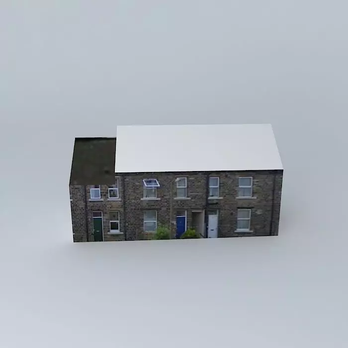Shops on Wakefield Road, Aspley. Free 3D model_0