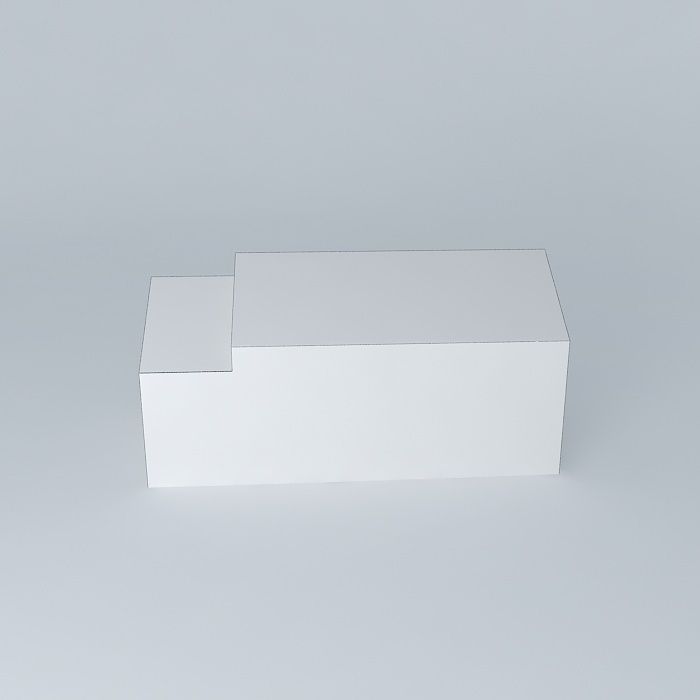 Shops on Wakefield Road, Aspley. Free 3D model_3