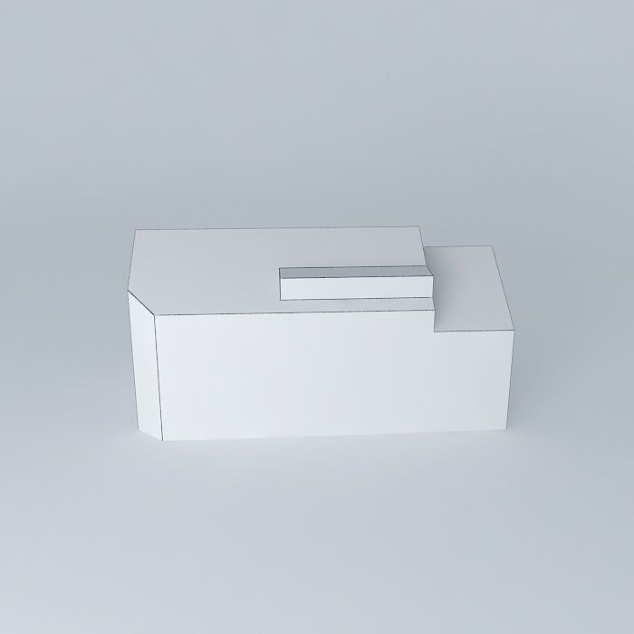 Shops on Wakefield Road, Aspley. Free 3D model_4