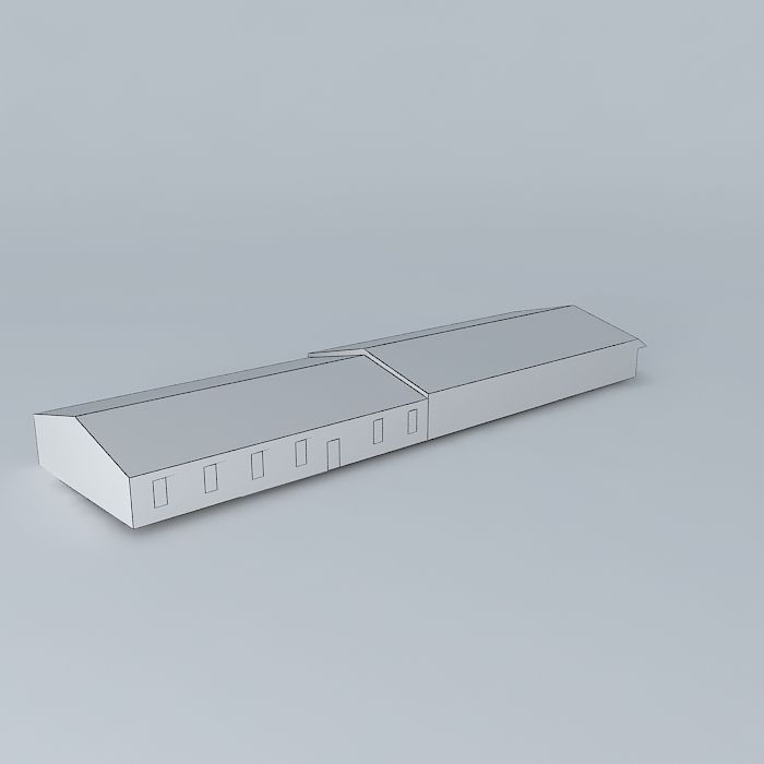 Building in Hodgenville, Kentucky. Free 3D model_3