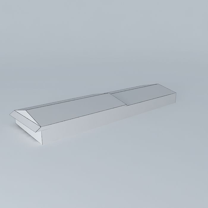 Building in Hodgenville, Kentucky. Free 3D model_4