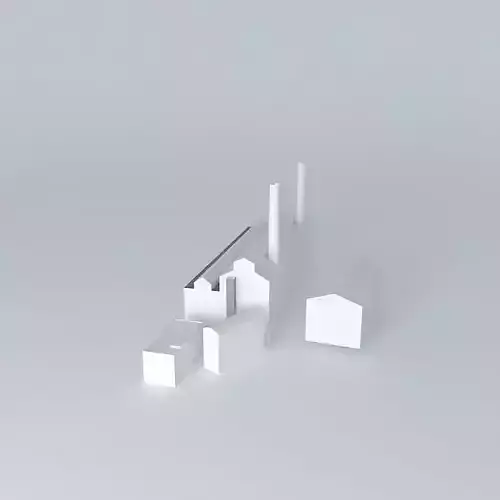 Lots Road Power Station, Chelsea. Free 3D model