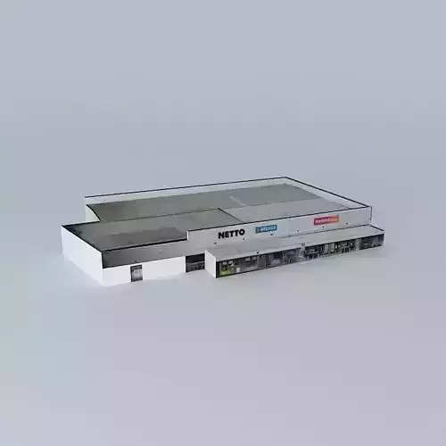 Netto, Greggs, Iceland - Huddersfield Free 3D model